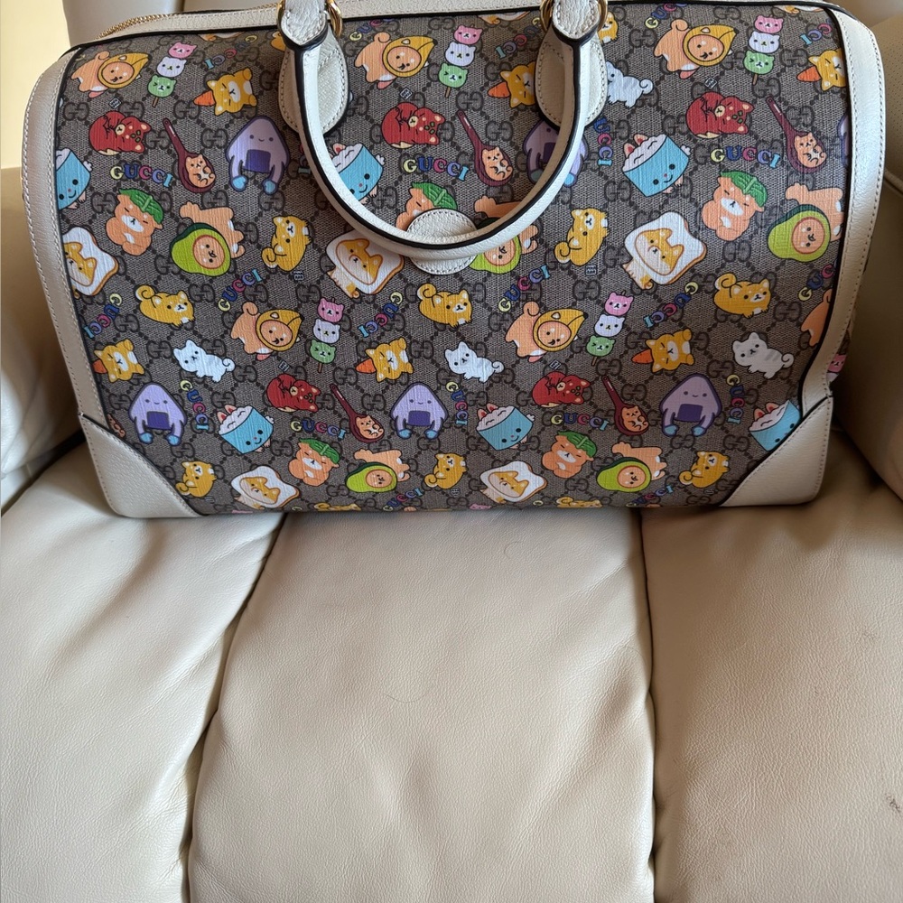 Gucci Multicolor Cartoon Pattern Bag - Picture 3 of 13